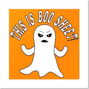 This is Boo Sheet!  - Funny Halloween Posters and Art